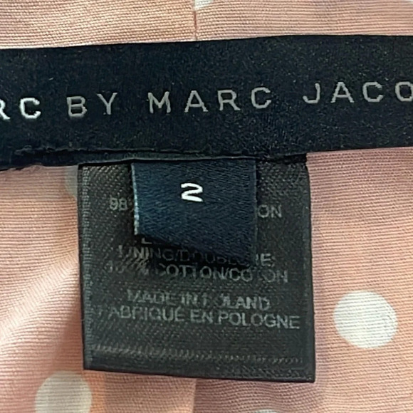 Marc by Marc Jacobs blue white striped cotton jacket size 2 sailor style preppy - Picture 12 of 17